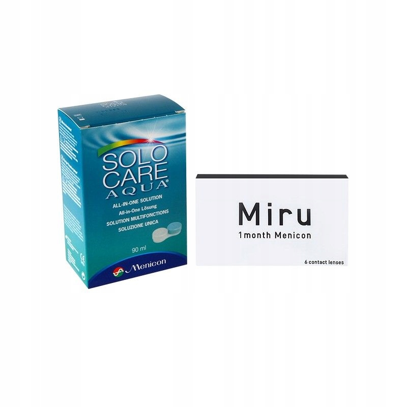 

Soczewki Miru 1MONTH 6 Szt. Solo Care Aqua 90 ML