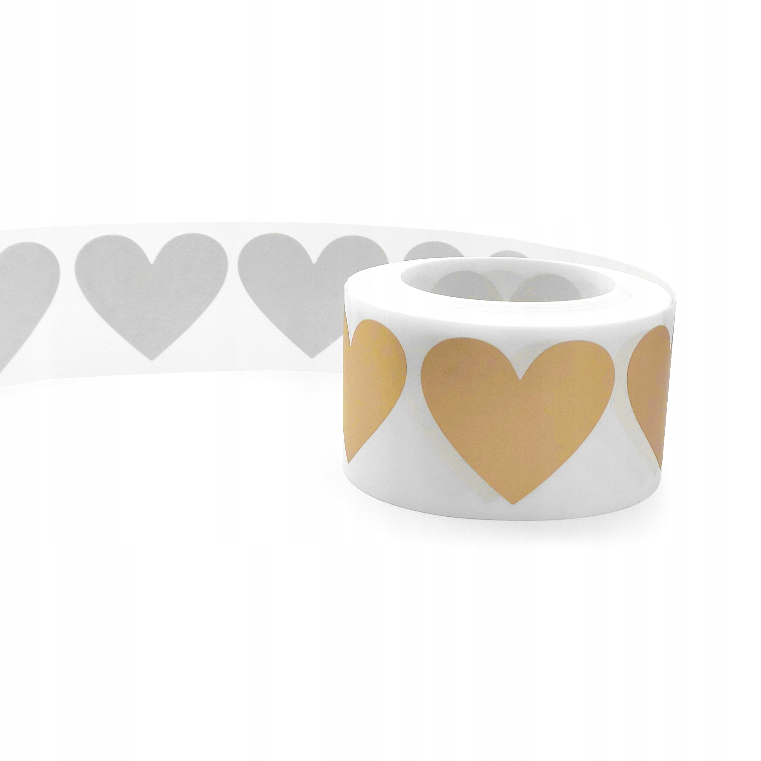 Stírací samolepky Udělejte Si Svůj Stírací Los srdce Zlaté