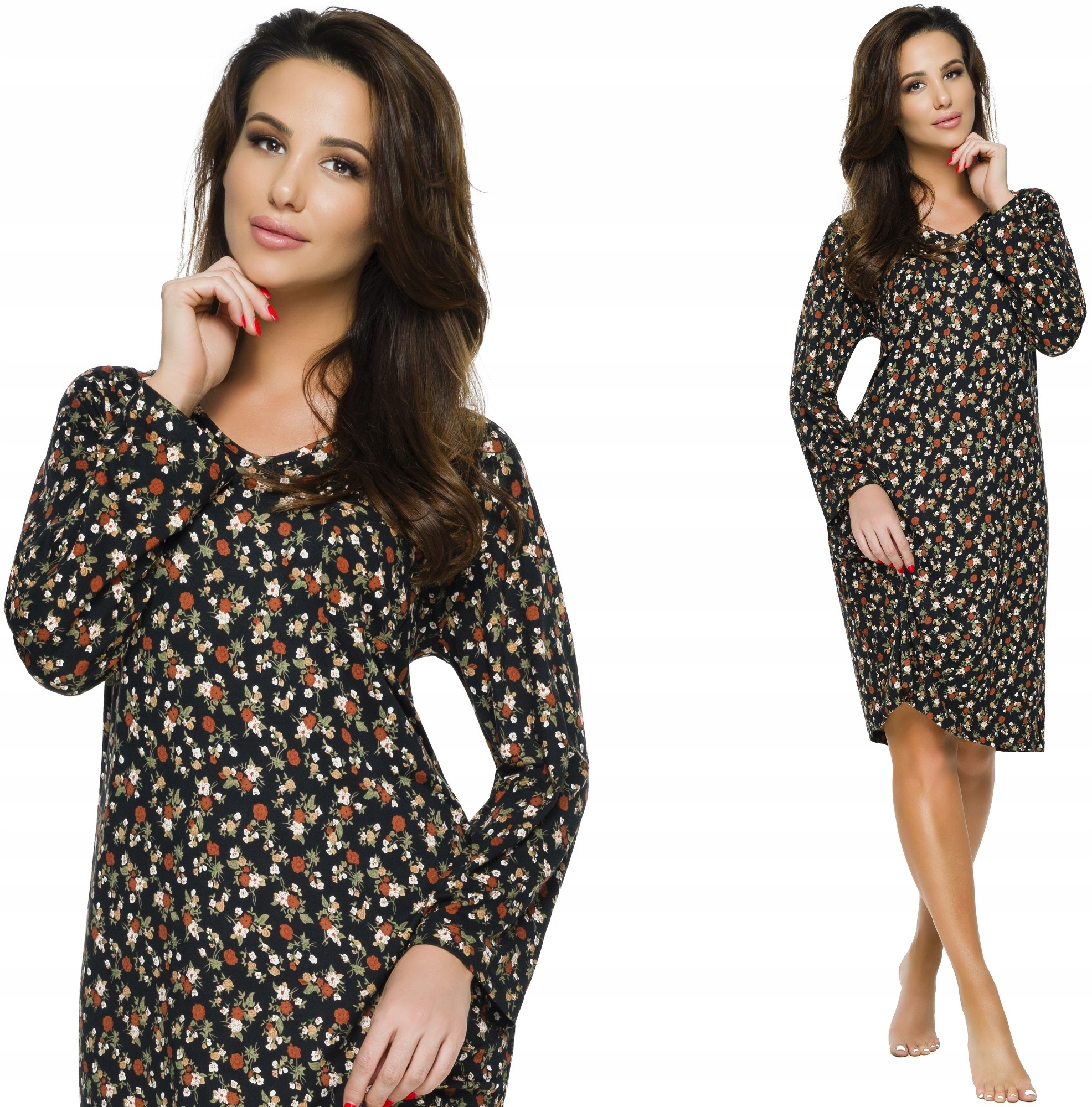 M5 EKOLOGICZNA KOSZULA NOCNA BAWEŁNA MLECZNA M