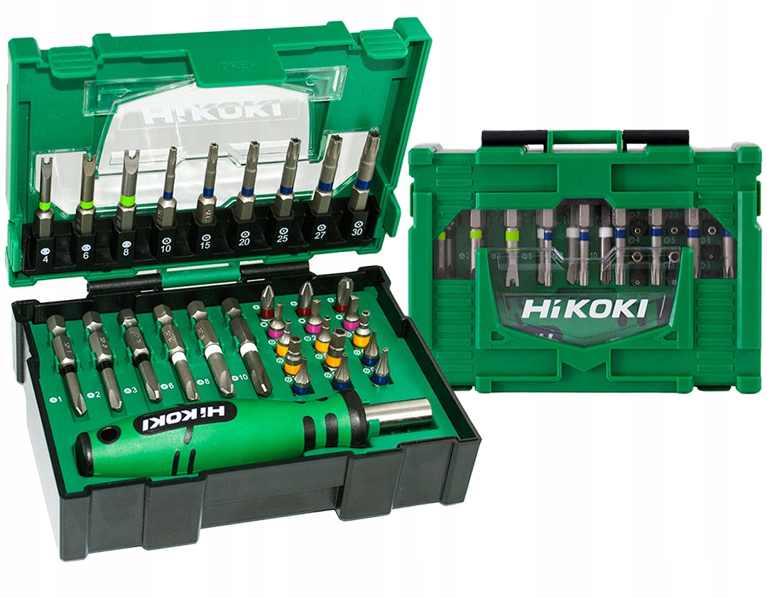 

Zestaw bitów 1/4' 31 części HiKOKI Box II 40030023