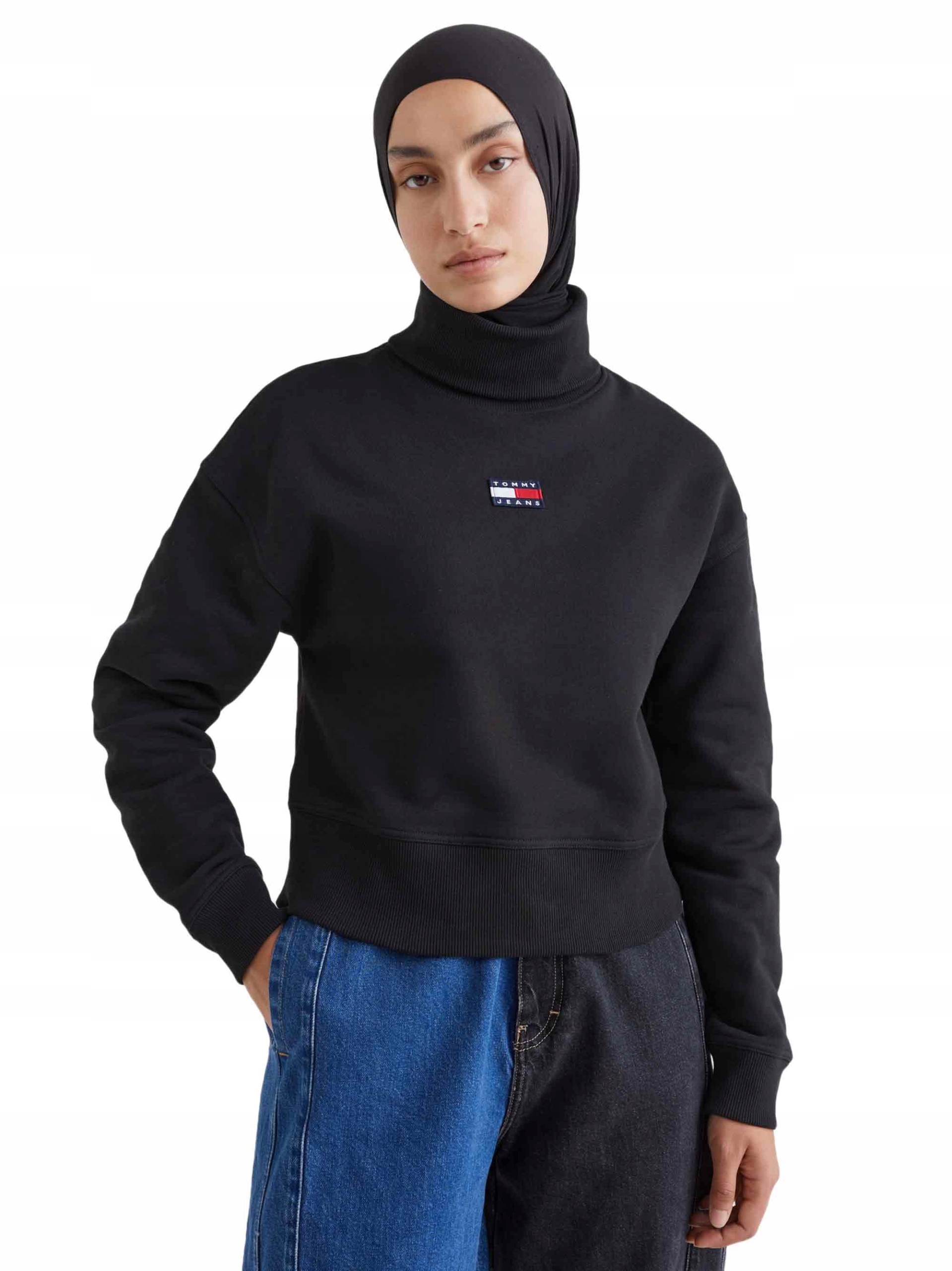 Tommy Hilfiger Dámský Golf Bxy Badge Černý vel. M