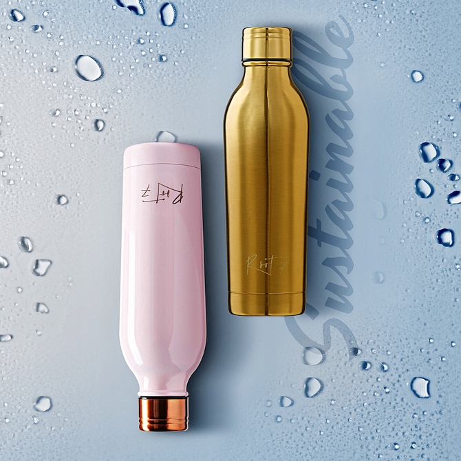 Butelka termiczna Root7 Polished Steel 750 ml Kolor dominujący srebrny