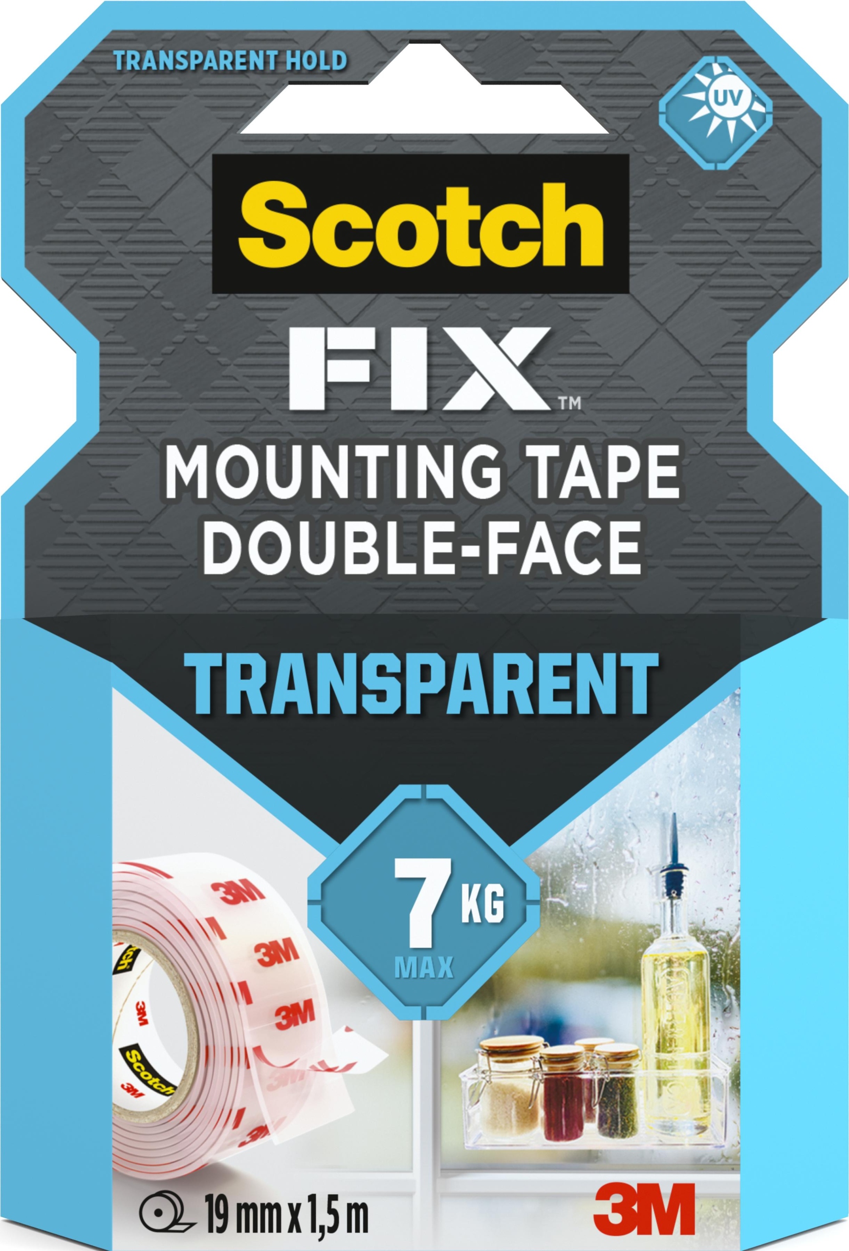 

Taśma dwustronna przezroczysta Scotch-Fix 19mm