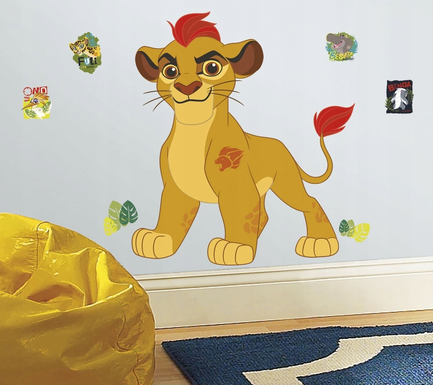 Lew Kion Lwia Straż Naklejki Winylowe na Ścianę