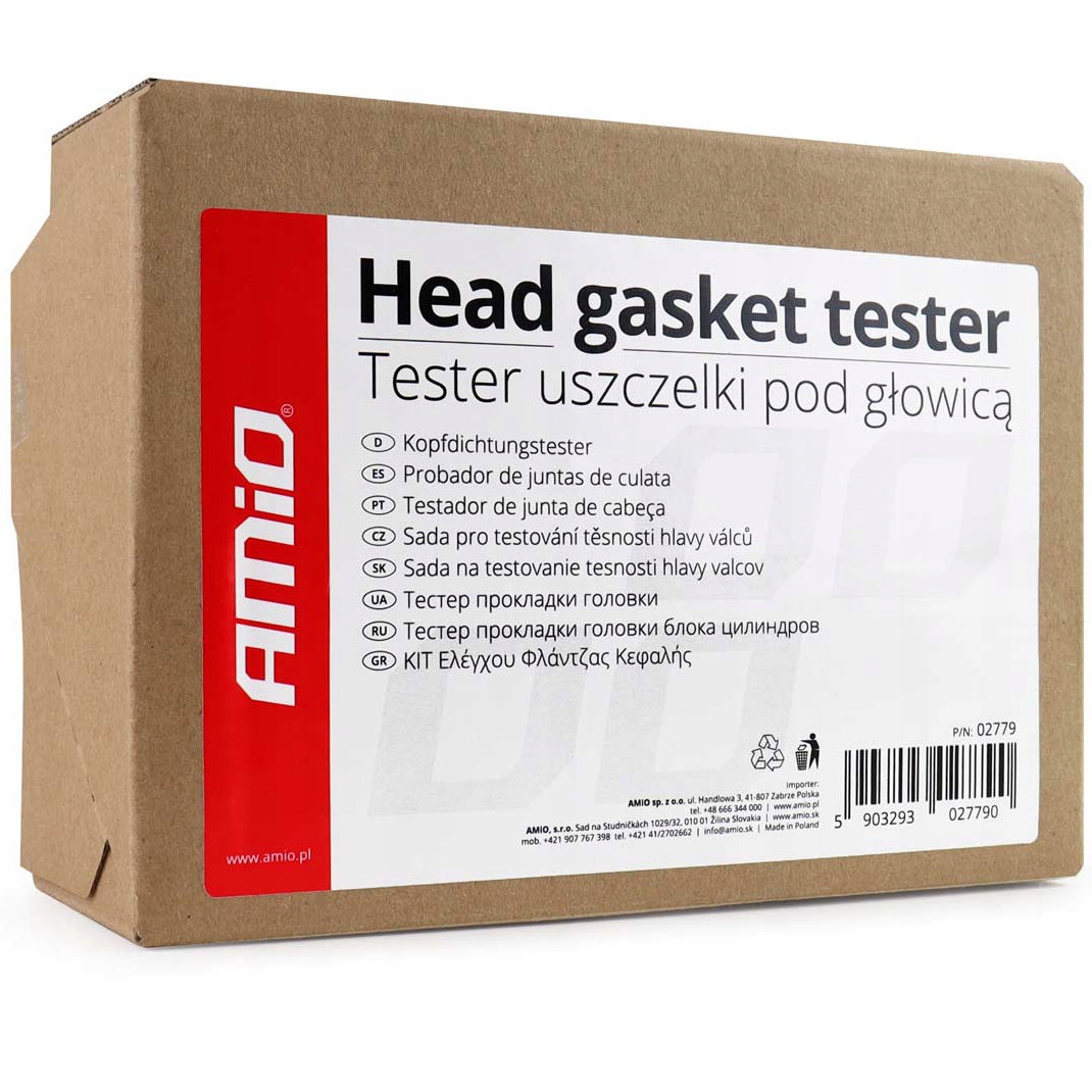 TESTER USZCZELKI POD GŁOWICĄ GŁOWICY C02 5 testów Kod producenta 02779