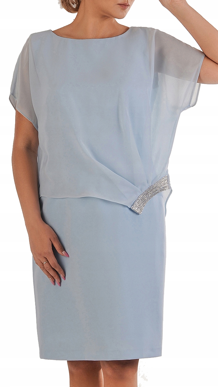 Šaty Sonia 48 letní dámské na svatební hostina elegantní na návštěvním přijímání