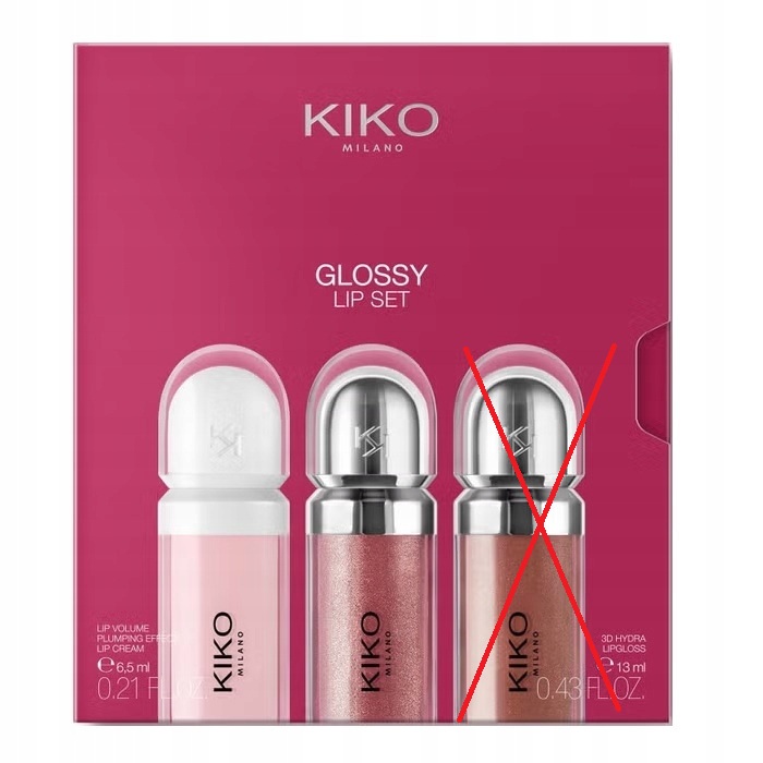 Kiko Milano Glossy Lip błyszczyk 1x6.5ml krem do ust 6.5ml Zdjęcia