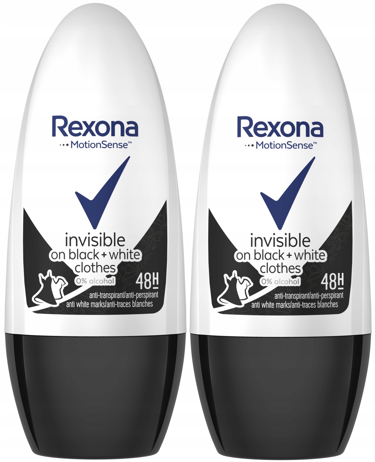 

Rexona Invisible Antyperspirant Damski Roll on x2