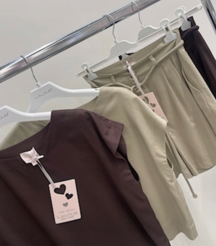 Šortky/Kraťasy Dámské Béžové Viskóza+Len značky Lalous velikost M