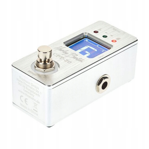 Precyzyjny chromatyczny tuner podłogowy do gitary basu Harley Benton CPT-20 Rodzaj tuner