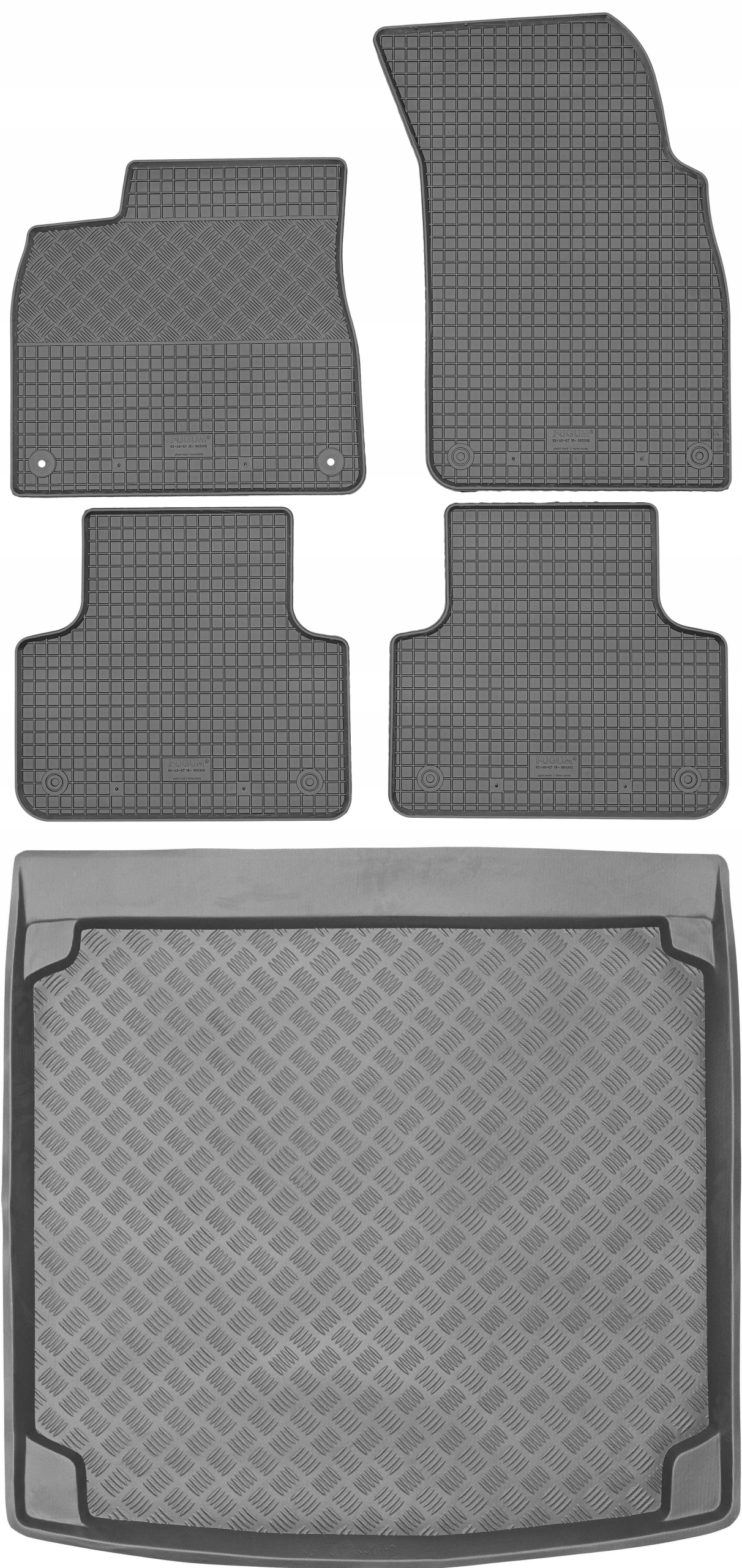 Audi Q8 I 4M Suv 2019- Sada Gumové rohože rohož