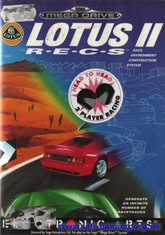 Lotus II Recs - SEGA MEGA DRIVE SMD PAL SAM CARTRIDGE