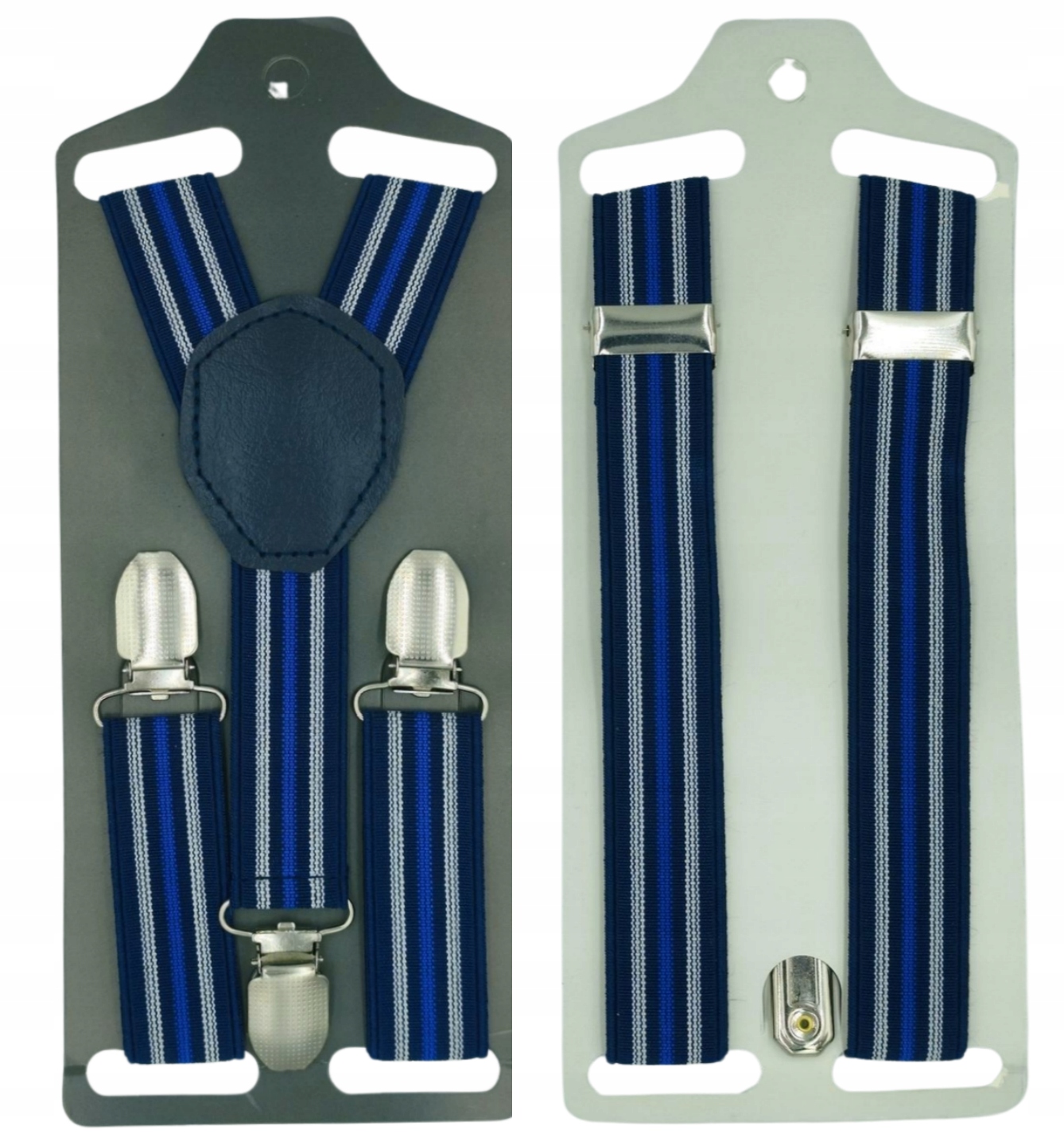 dziecięce szelki do spodni NIEBIESKIE W PASKI 40- 65cm 1- 8 lat regulowane Kod producenta NIEBIESKA