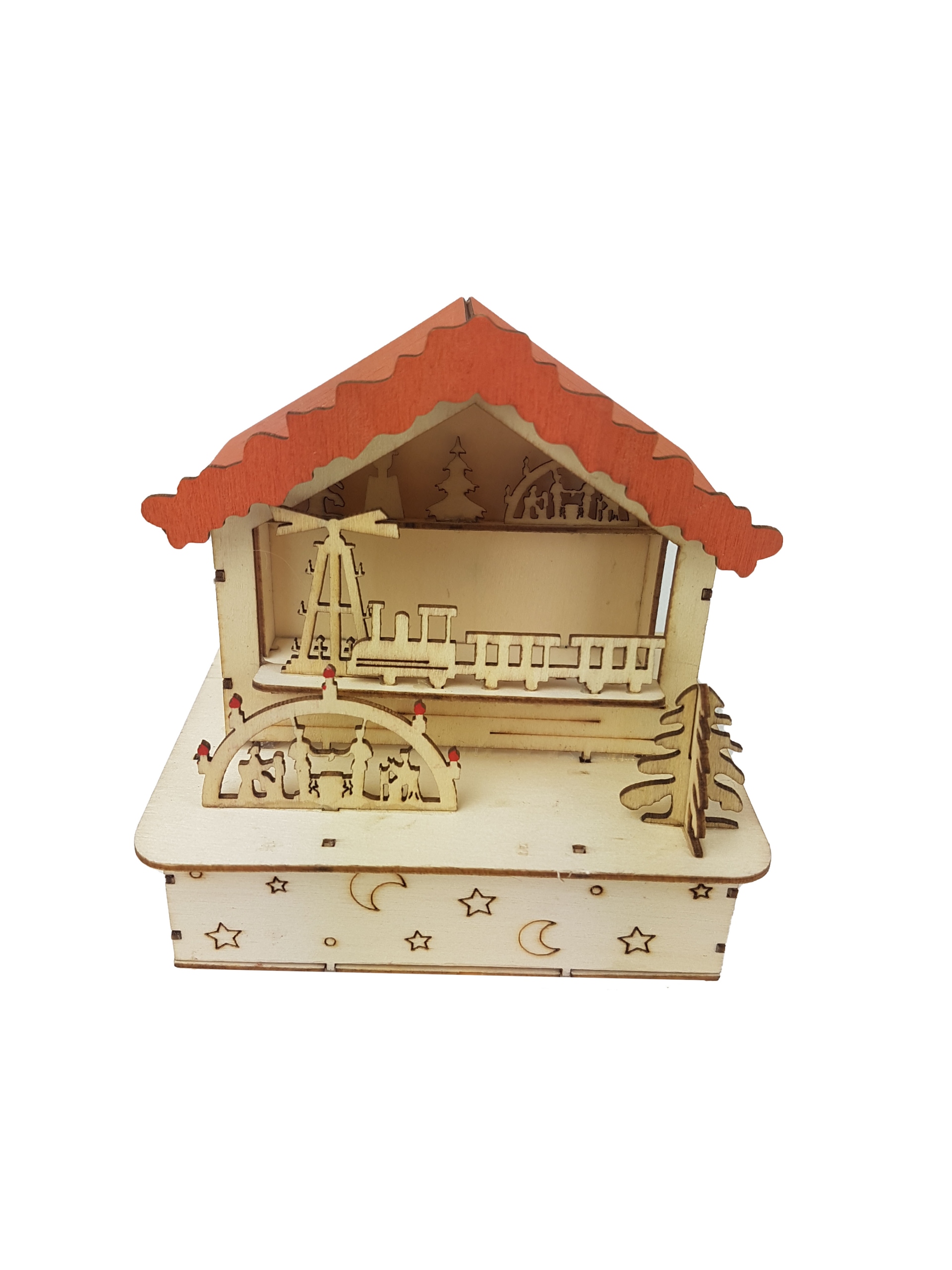 DOMEK DREWNIANY LED ŚWIĄTECZNY KLIMAT Kod producenta 5903050775605