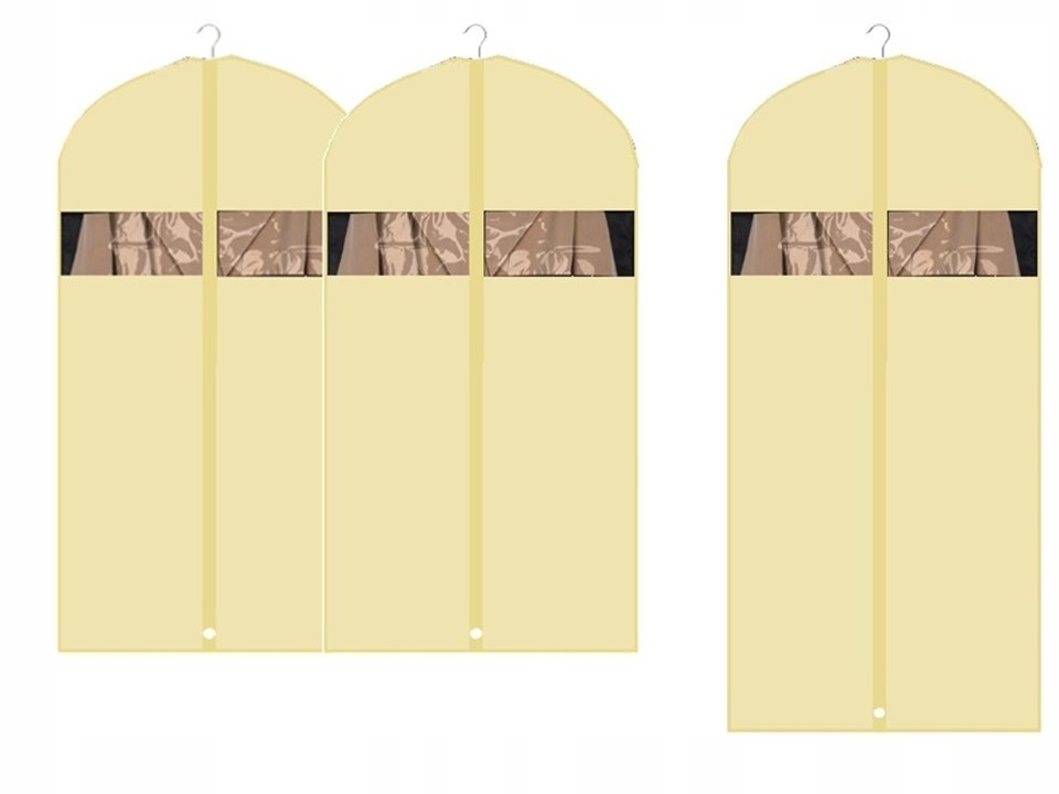 

Pokrowce Na Odzież 3-PACK 60X100-2SZT 60X150- 1SZT