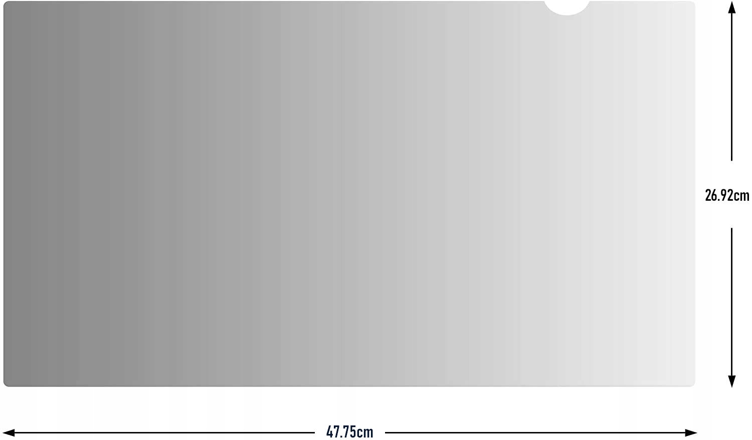 AMAZON FILTR PRYWATNOŚCI MONITOR PANORAMICZNY 22" REDUKCJA ŚWIATŁA 16:9 Rozmiar filtra 22