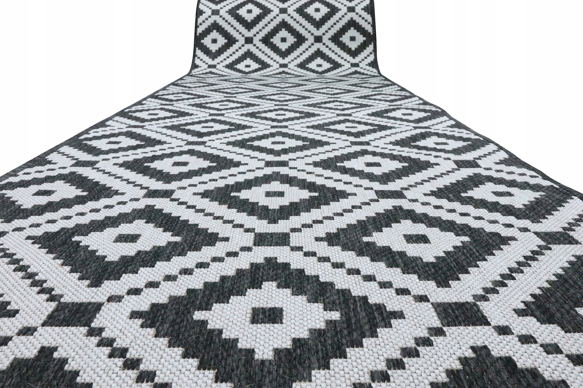 CHODNIK SZNURKOWY 120 cm NATURA SISAL RUTA ROMBY