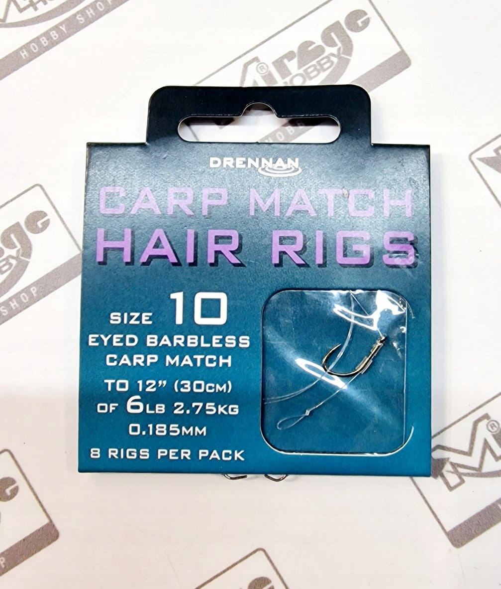 Przypony Drennan Hair Rigs Carp Match #10 0,185mm