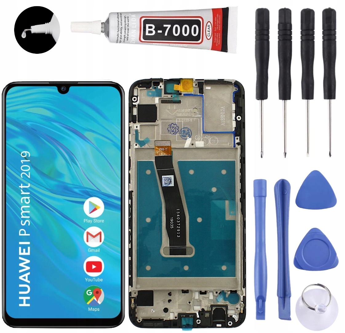 Wyświetlacz Narzędzia do Huawei P Smart 2019 RAMKA