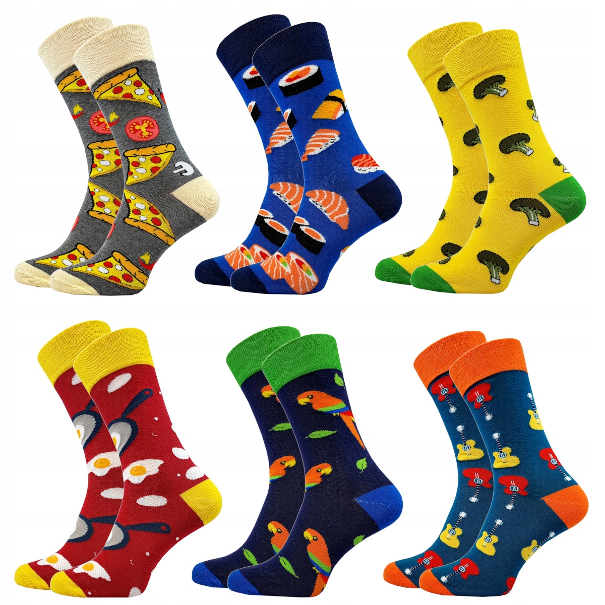 

6 Par Wysokie Skarpety Garniturowe Męskie