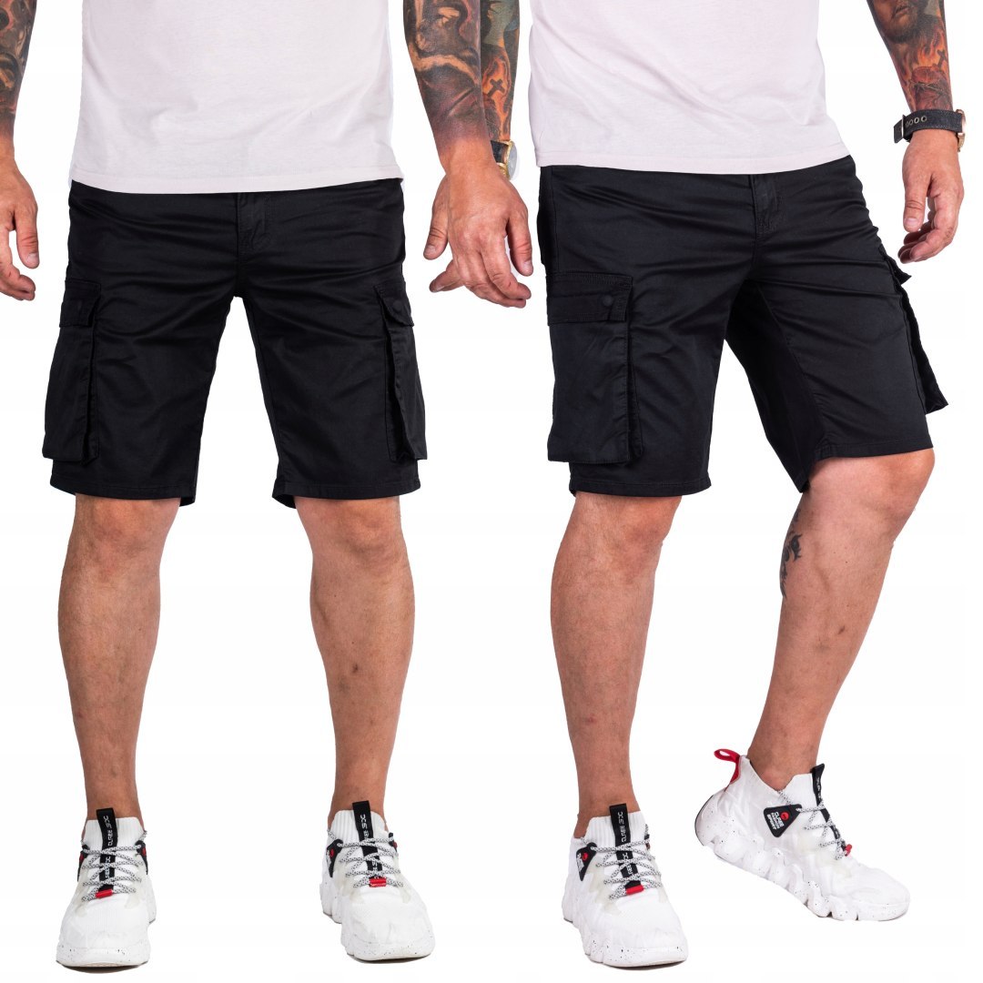 SPODENKI krótkie bojówki czarne ODDI r.30 Marka Riposte