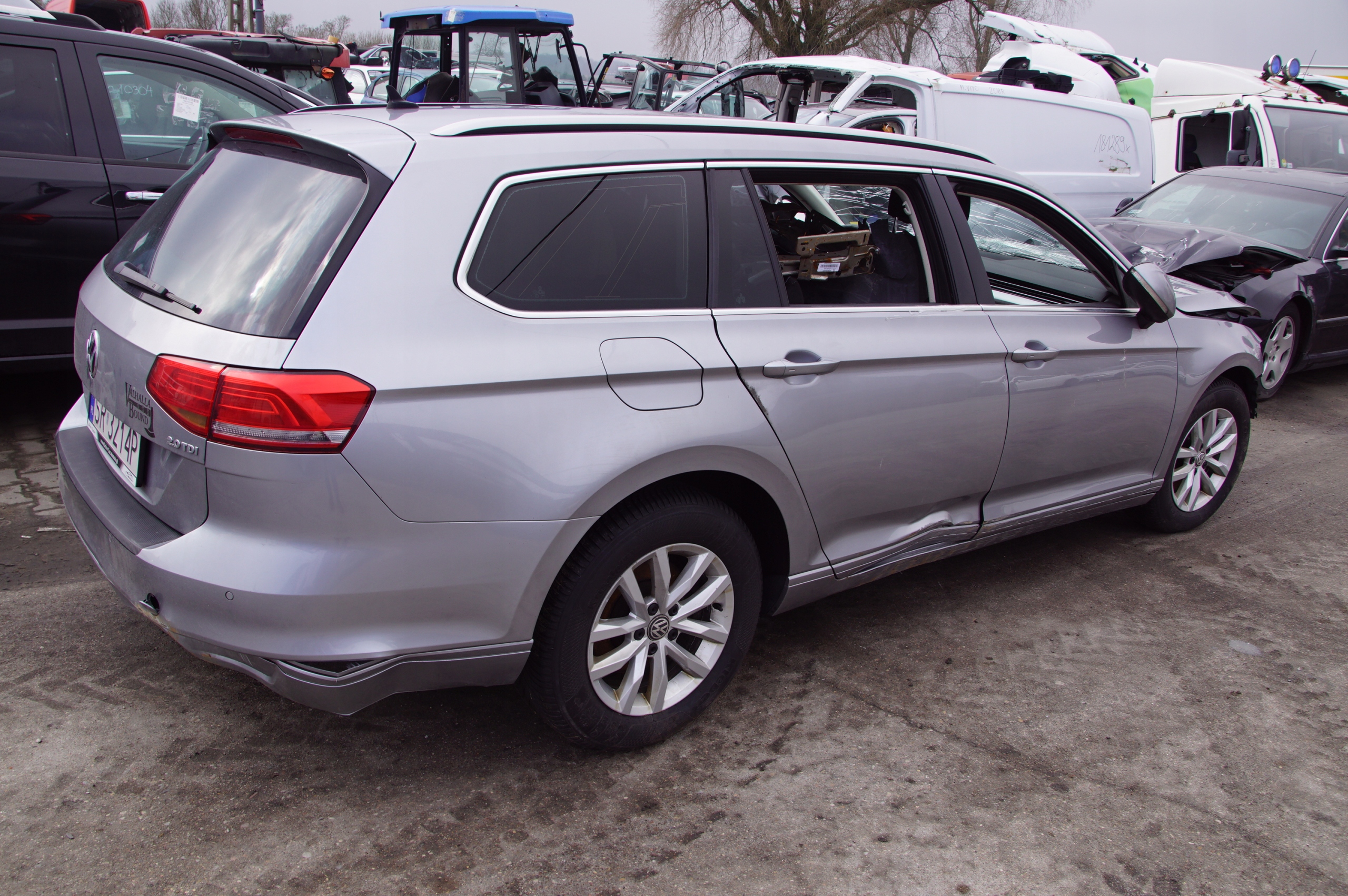 trunk door LQFZ KOMBI VOLKSWAGEN PASSAT B8