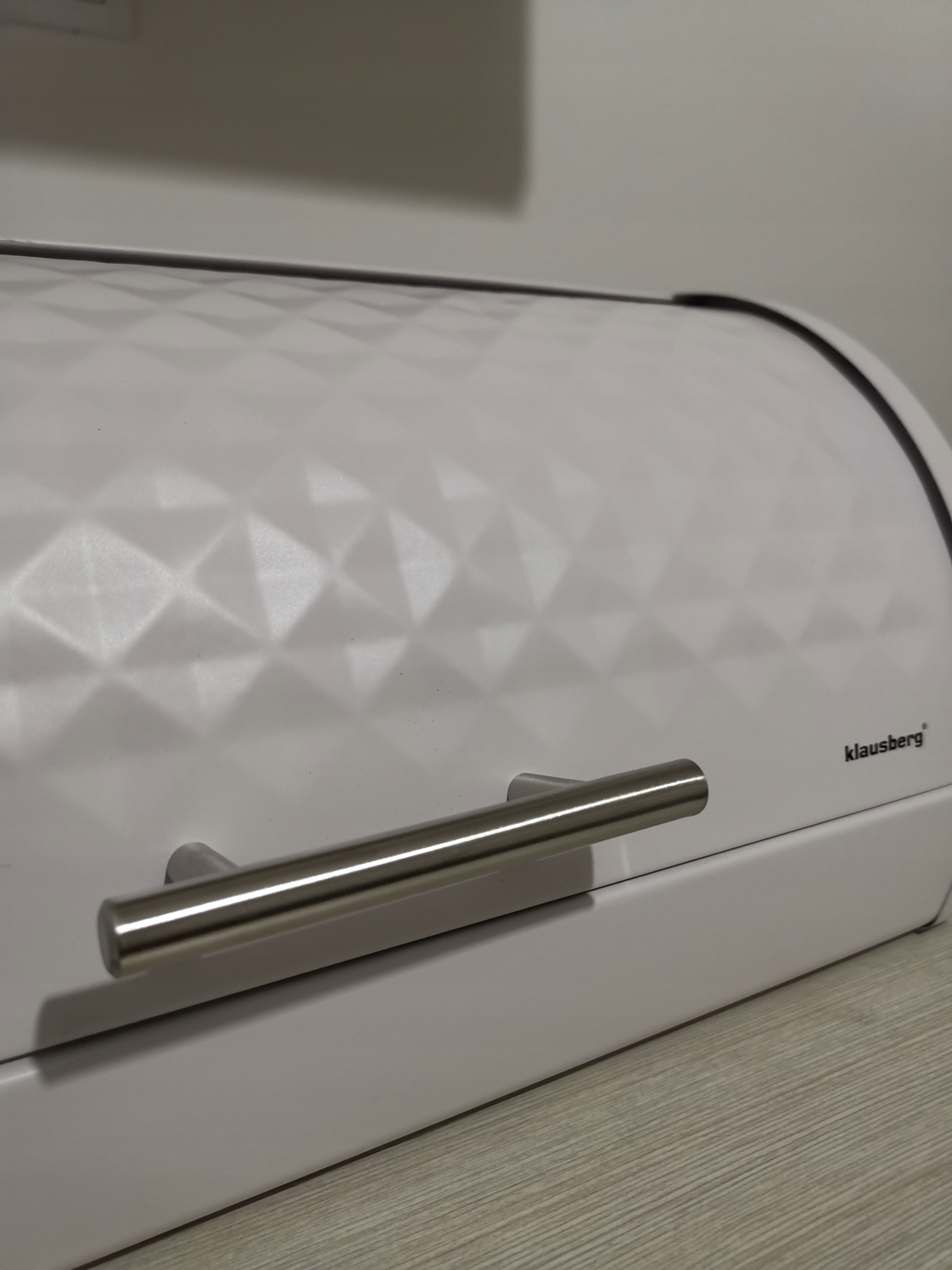 CHLEBAK KLAUSBERG METAL WHITE DIAMOND MAT !! Kolor biały