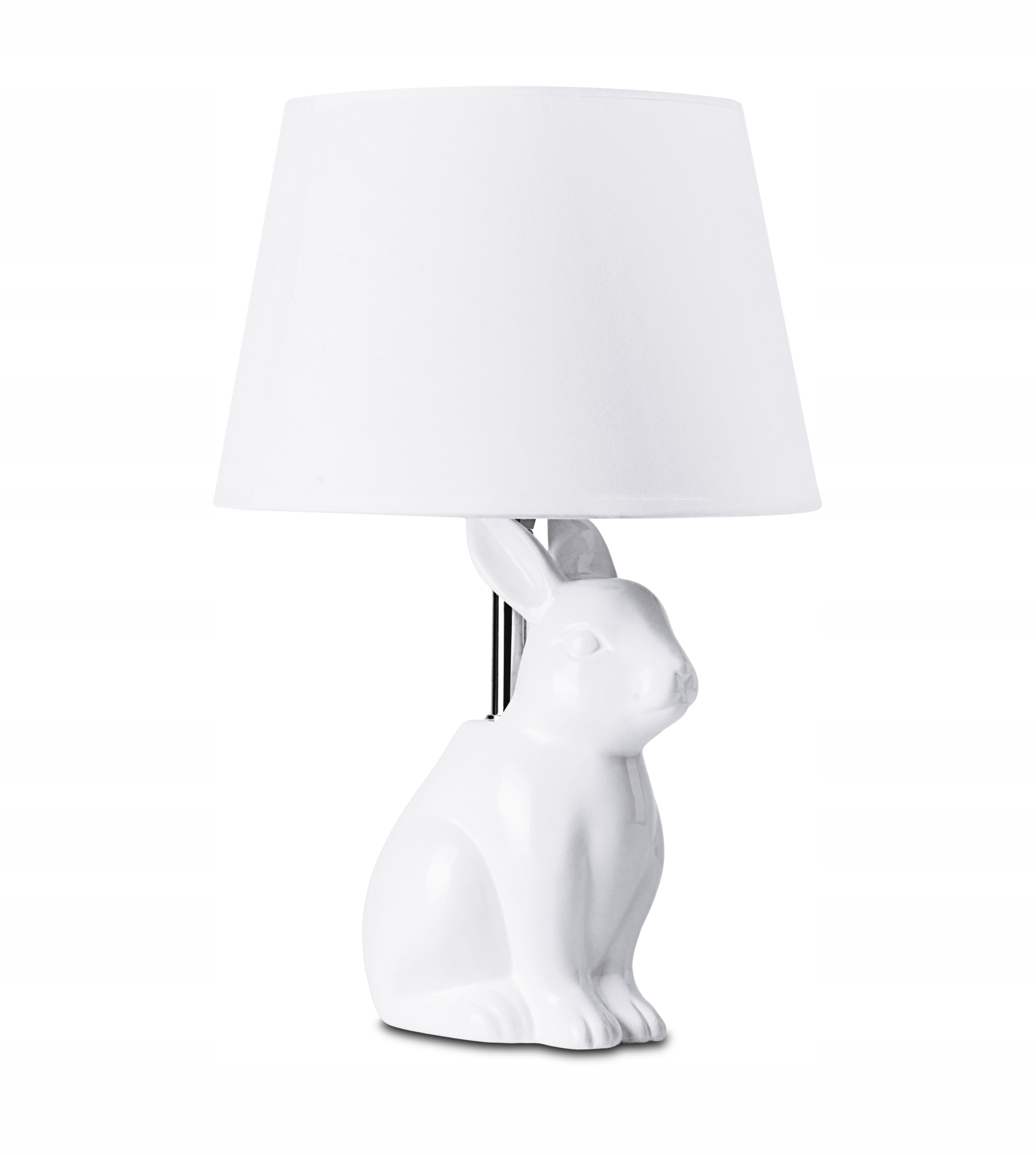 

Lampka Na Biurko Salon Królik Led Stojąca Biała