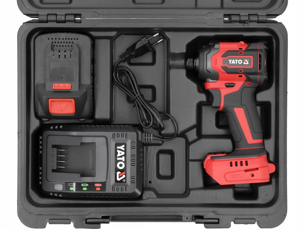 Zakrętarka Udarowa 230Nm Akumulatorowa 4 Ah Zestaw Yato YT-82798
