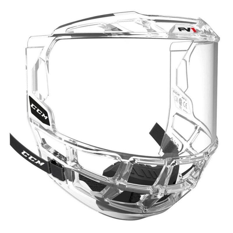 Plexi CCM Full Visor Clear Jr
