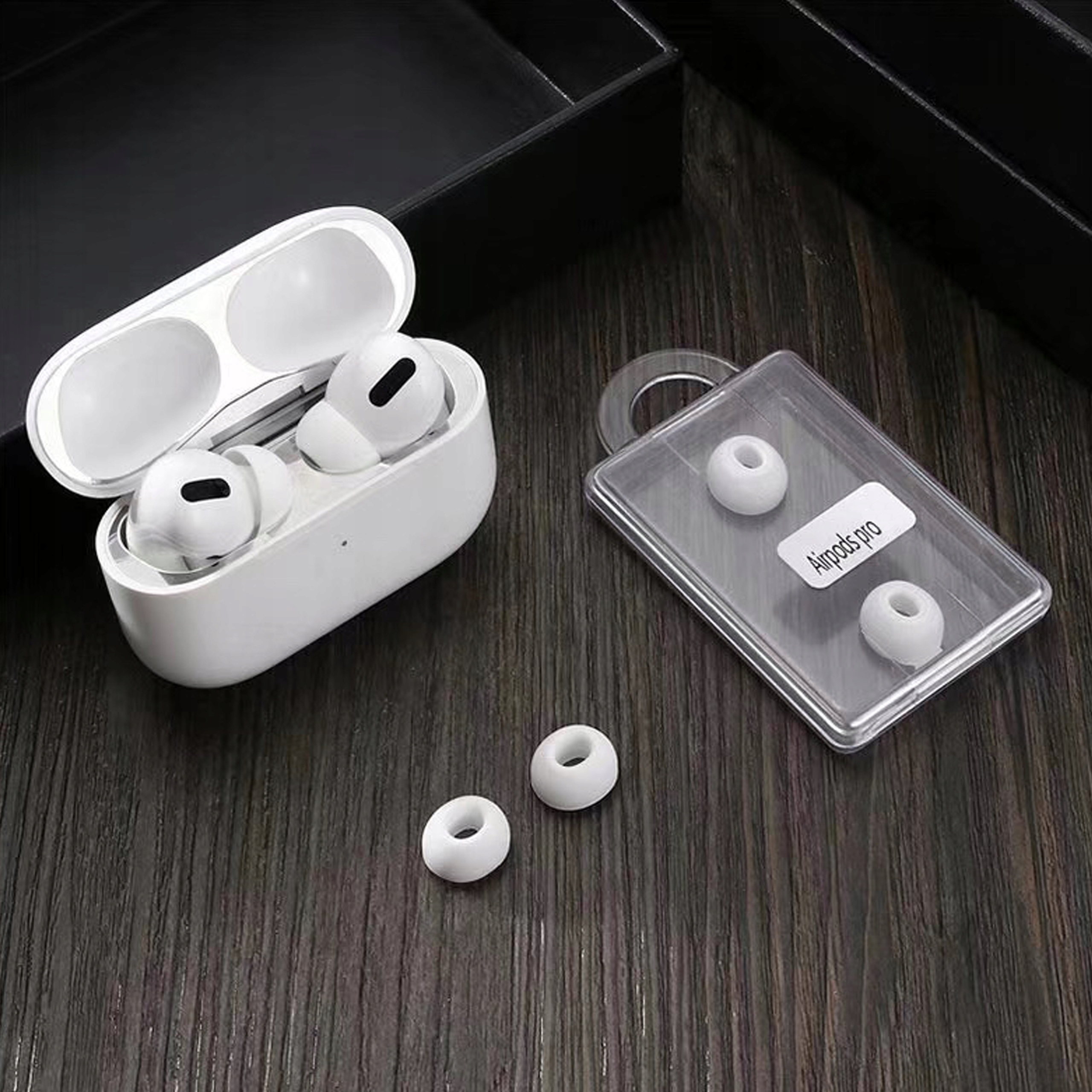 GUMKI NAKŁADKI DOUSZNE DO SŁUCJAWEL APPLE AIRPODS PRO S M L JAKOŚĆ + Kod producenta 4TechGoods