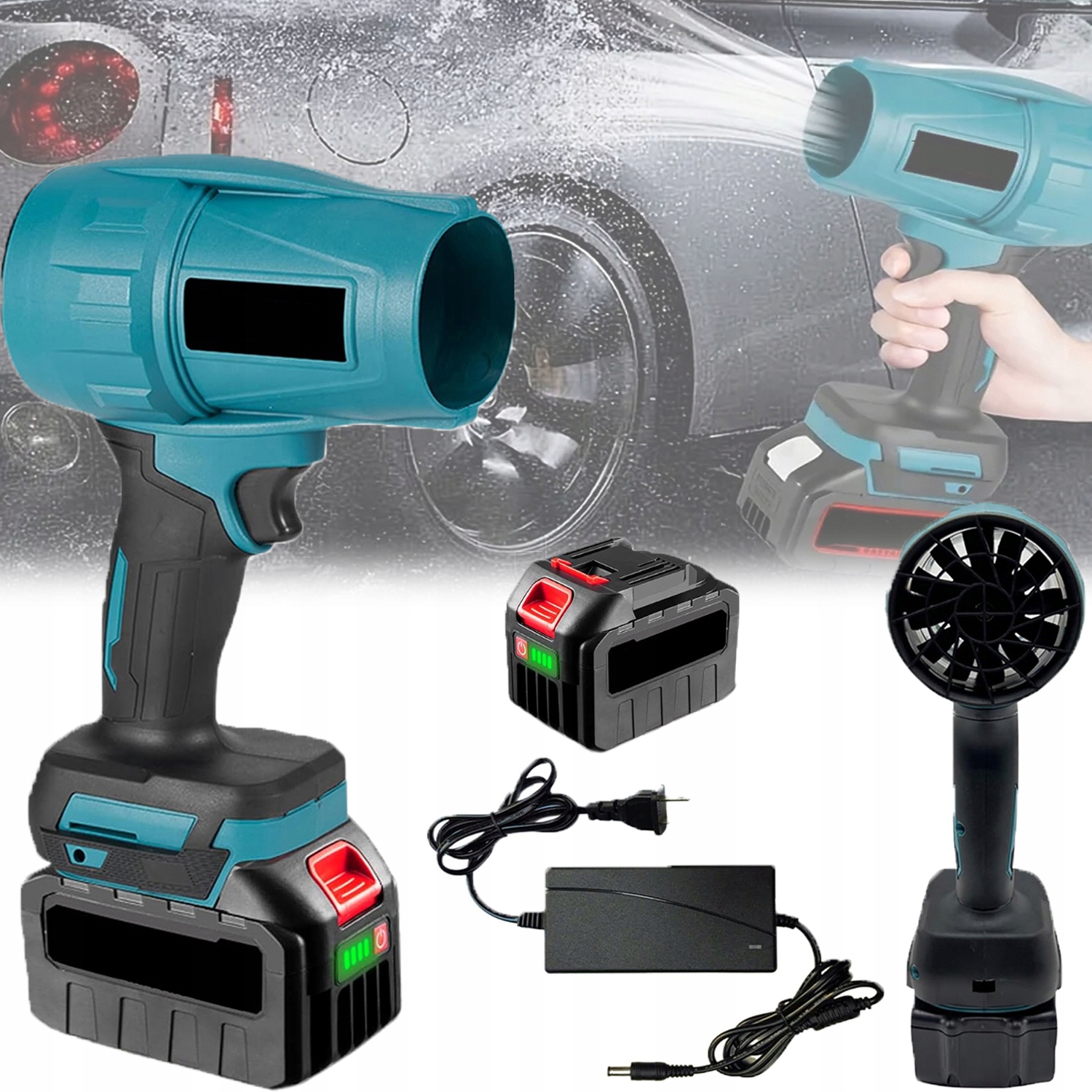 Foukač pro průmyslové částice a uhlíkové zbytky 3600 mAh