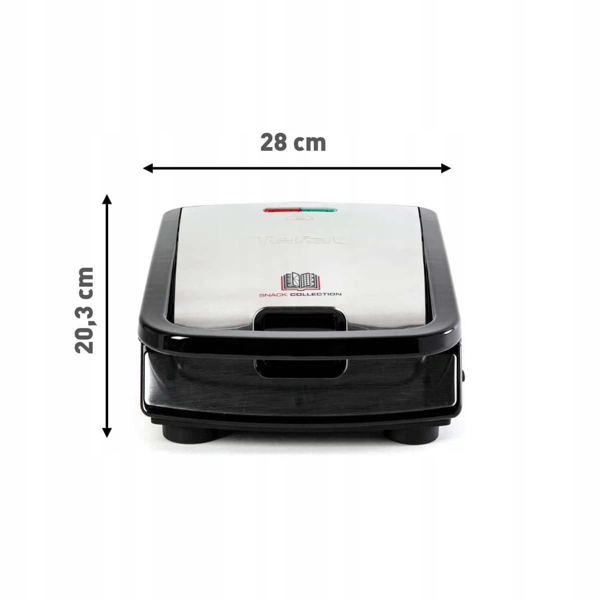 TEFAL Snack Collection Zestaw 4w1 Urządzenie Kombi 700W Czarny Stalowy — miniatura 7