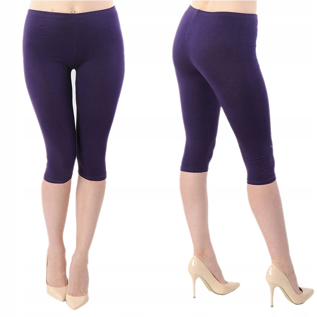 

458 Laemi Getry Legginsy Rybaczki Fioletowe M 38