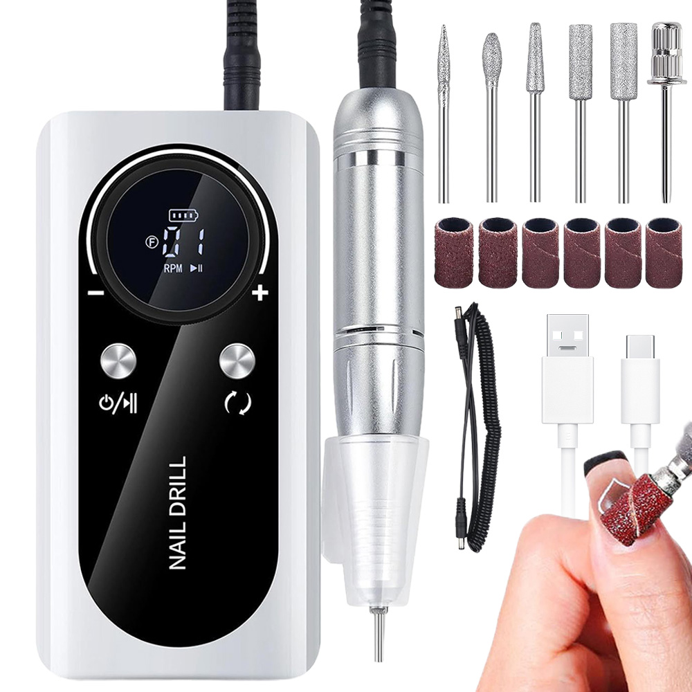 Bruska Manikúra Pedikúra Profesionální Bezdrátová Sada