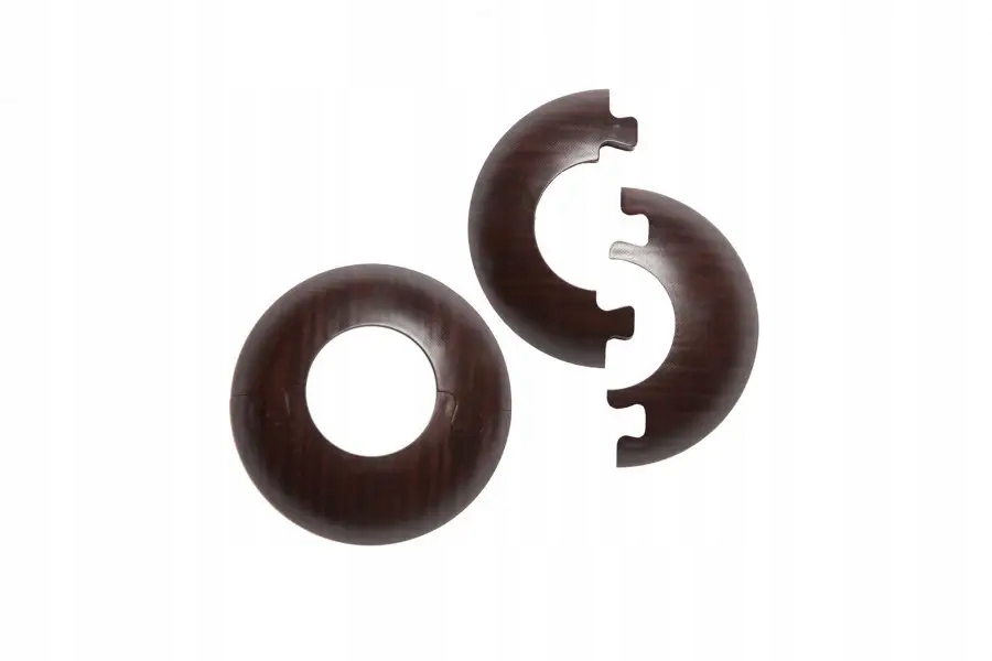 Rozetka maskująca Wenge mat 2 szt. 28,2 mm