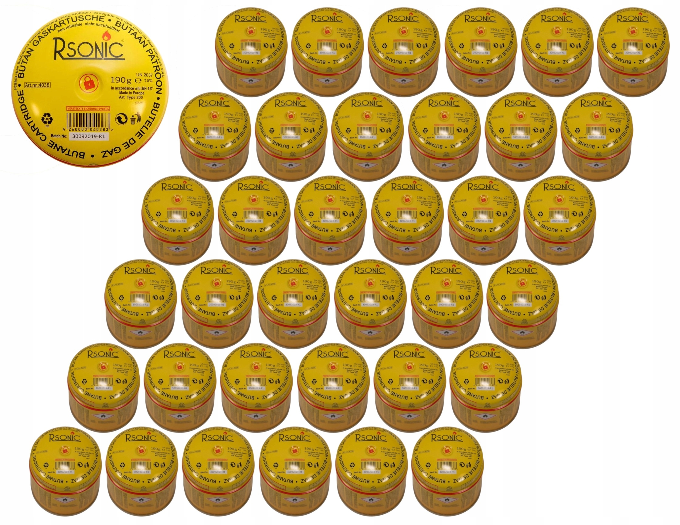 

Kartusz gaz do Kuchenki Palnika Lutlampy 190g x36
