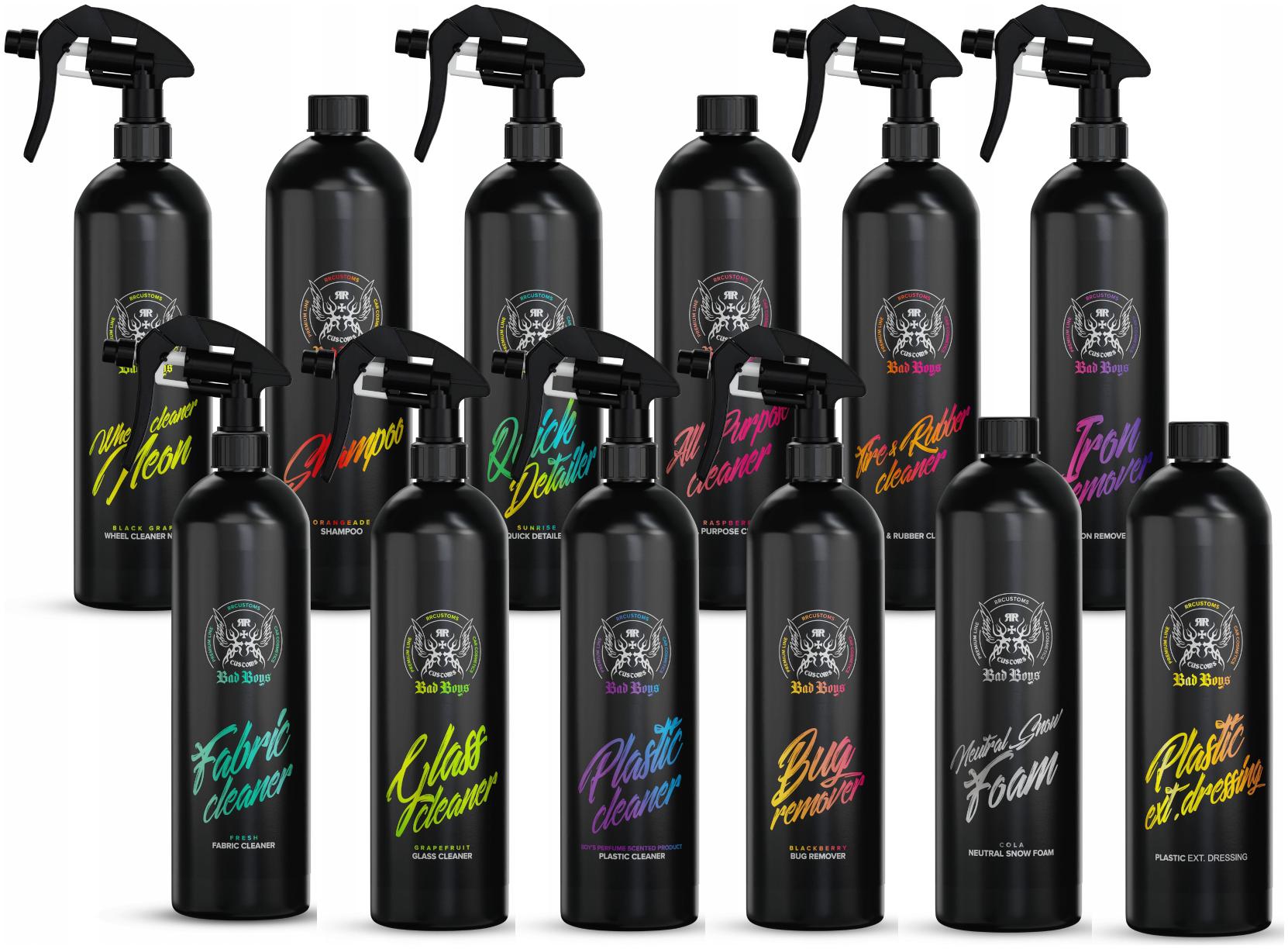 RR Customs RRC Bad Boys Mega Zestaw Kosmetyków Do Auta Detailing Prezent