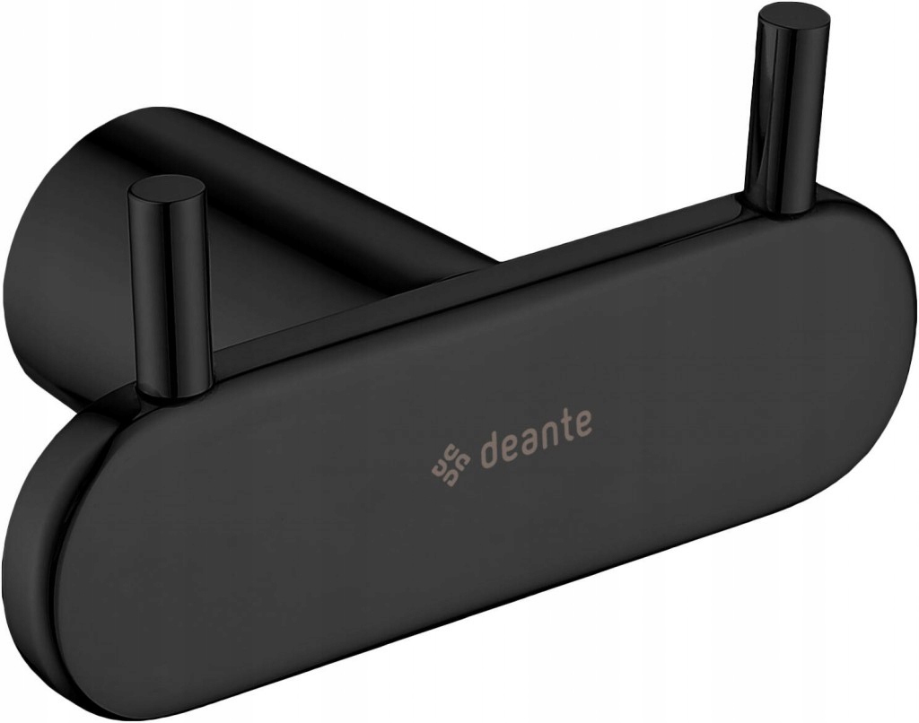 Kulatý černý háček, dvojitý (ADR_N121) /sm/