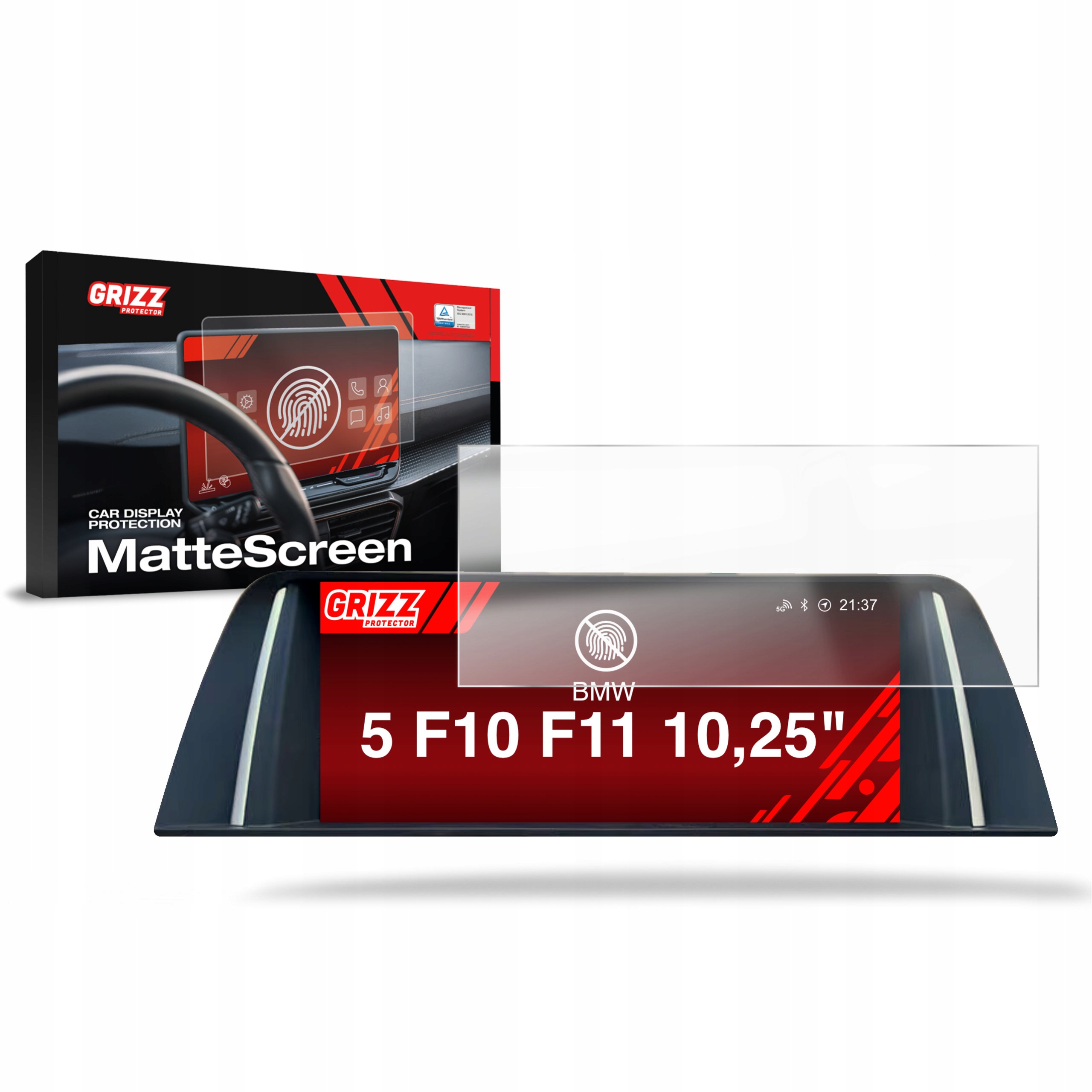 Folia Antyodciskowa do Bmw 5 F10 F11 10,25" Professional Nbt (2012-2016)