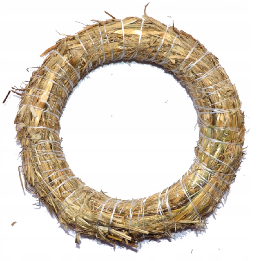 

Wianek słomiany duży 30cm wieniec słoma stroik