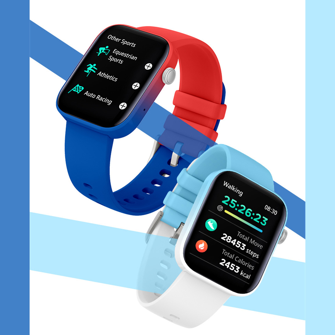 Zegarek SMARTWATCH Rubicon ROZMOWY PULS SMS KROKI Kompatybilność systemowa Android iOS