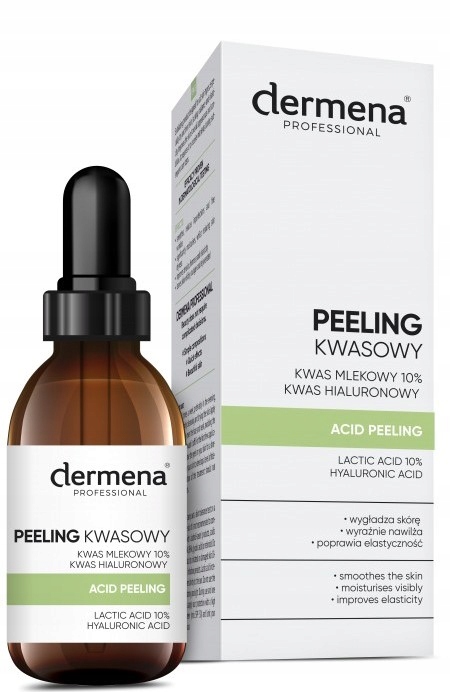 

Dermena peeling kwasowy kwas mlekowy, hialuronowy