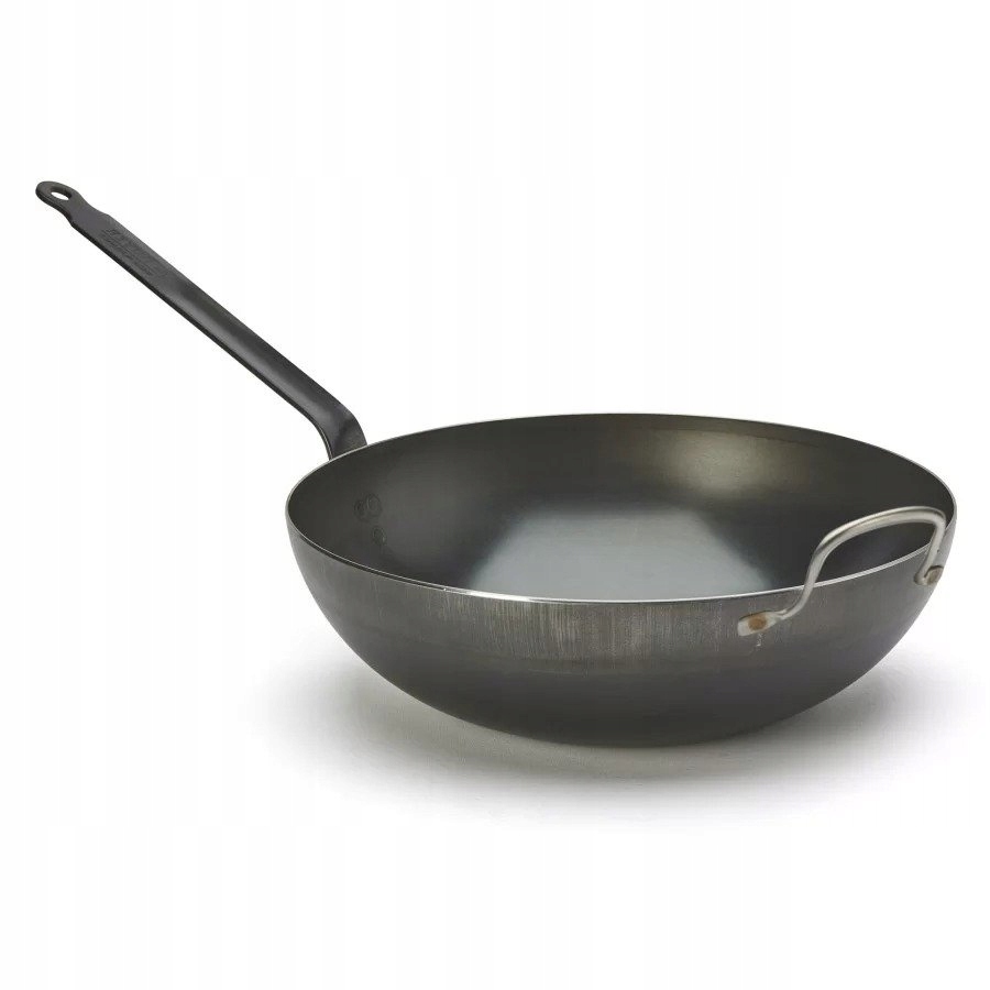 Blue Carbon Wok 32 cm De Buyer