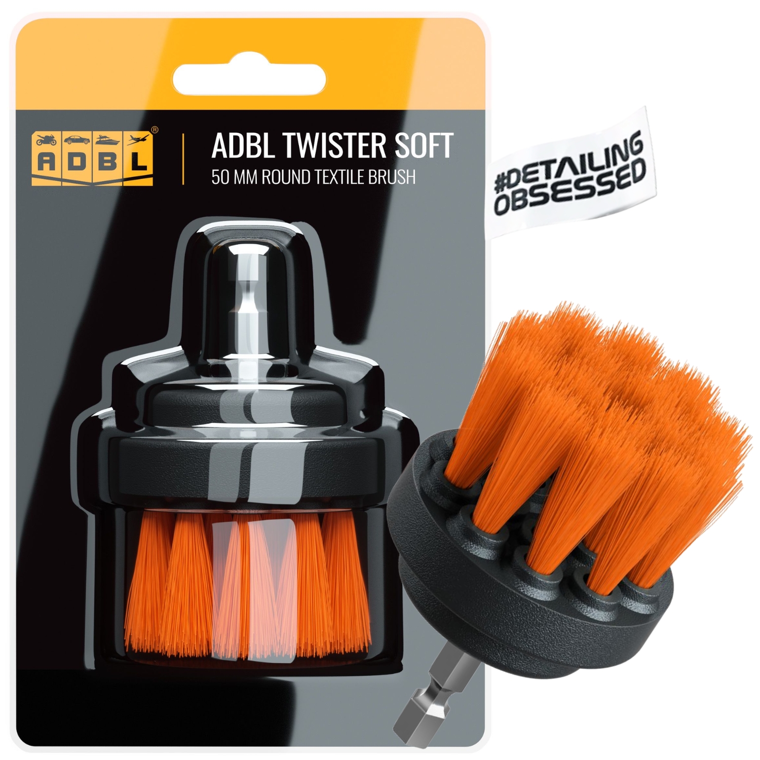 

Adbl Twister Soft szczotka do tapicerki 50mm