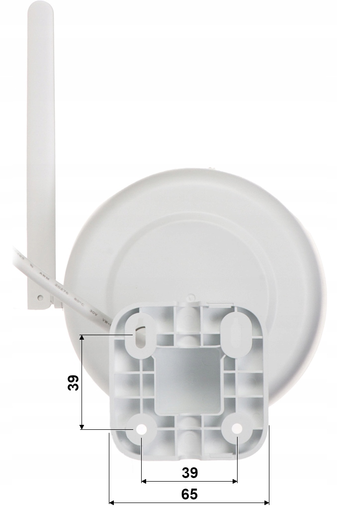 KAMERA IP OBROTOWA ZEWNĘTRZNA UHO-P1A-M3F4D Wi-Fi - 3 Mpx 4 mm UNIARCH Model Uho-P1A-M3F4D-NB