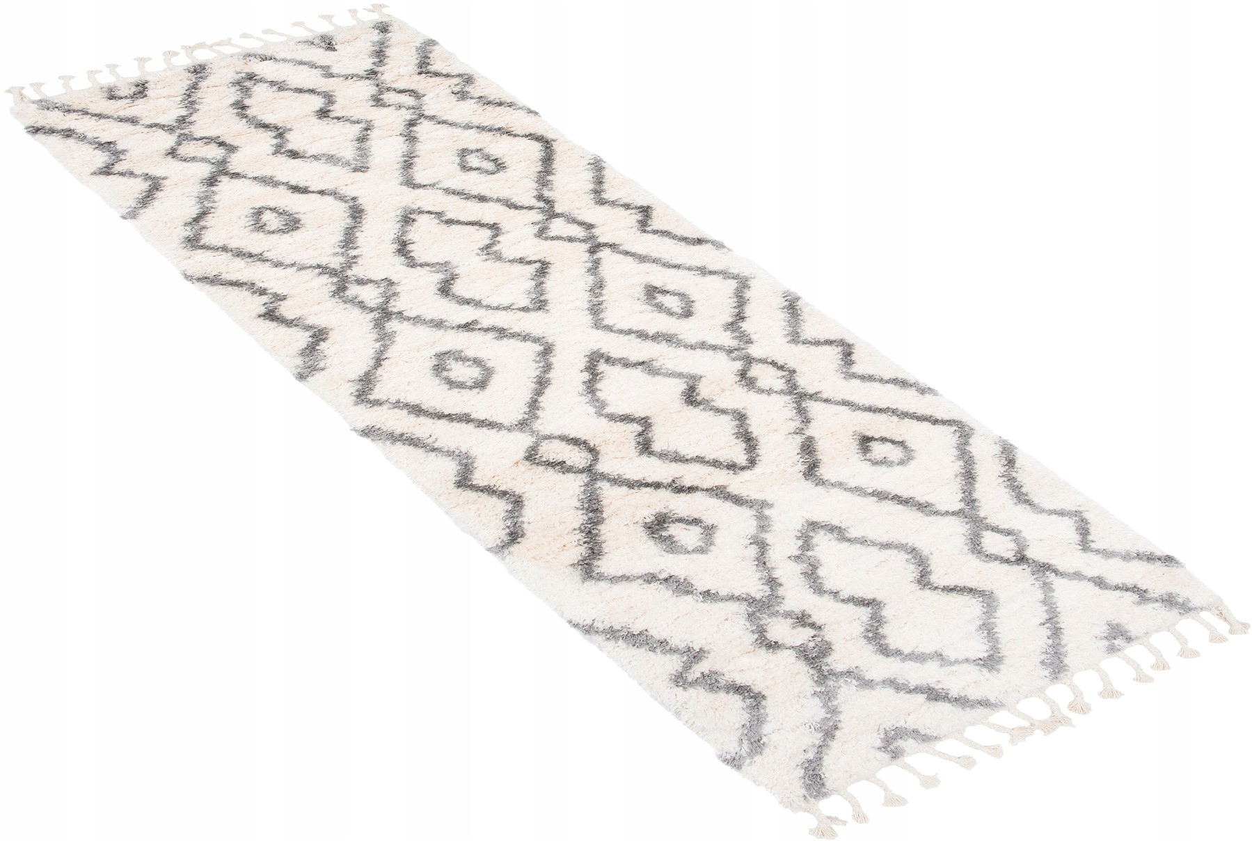 Koberec Behúň Shaggy Aztec 80x250 Strapce Boho w12