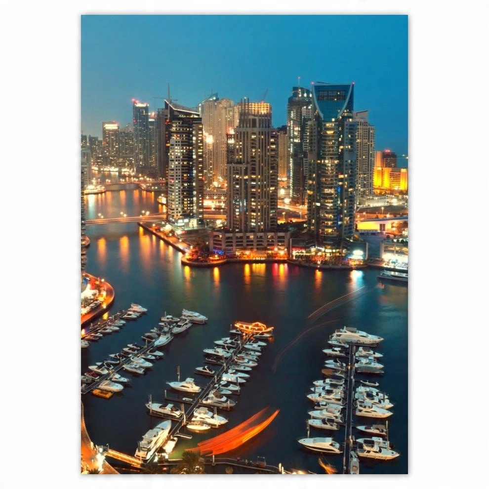 

Naklejki 50x70 Dubaj w nocy
