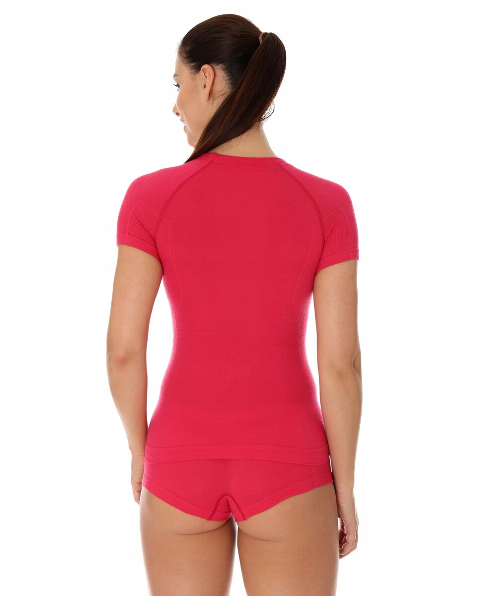 Bielizna termoaktywna damska BRUBECK Active Wool Rękaw krótki rękaw