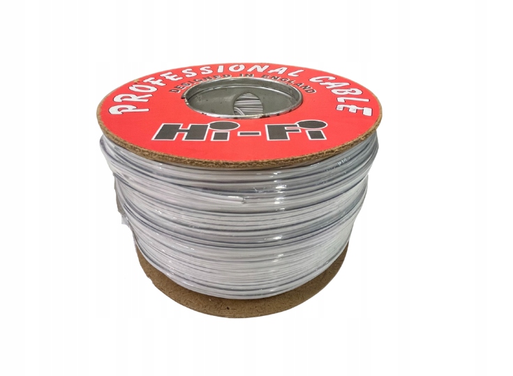 Reproduktorový kabel Elektrokabel SMYp bílý 2 x 0,22 mm² 300 mb